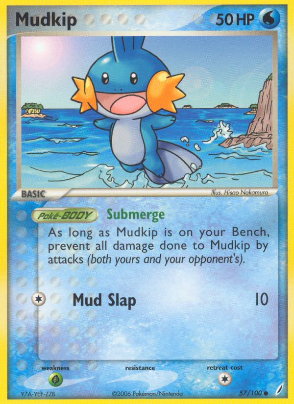 EX Crystal Guardians Mudkip #57/100